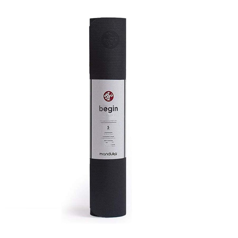 BEGIN YOGA MAT STEEL GREY FRONT SIDE