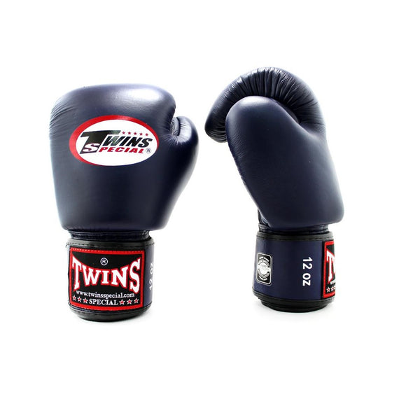 BGVL3 BOXING GLOVES NAVY LEFT SIDE