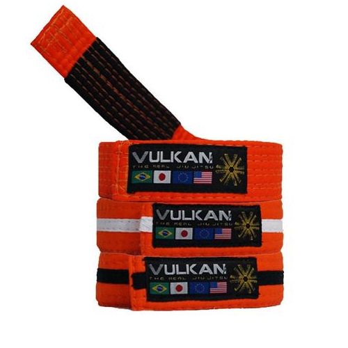 BJJ Kids Belt Orange Left Side