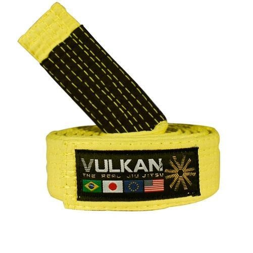 BJJ Kids Belt Yellow Front Side