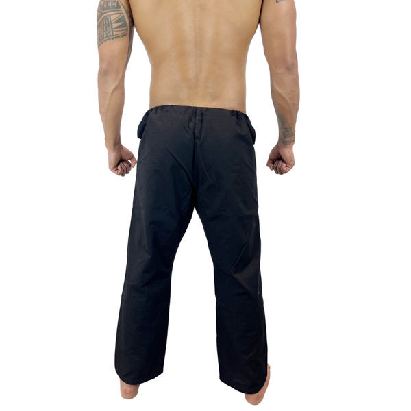 BJJ PANTS 2022 BLACK BACK SIDE