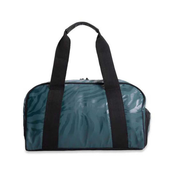 BURNER GYM DUFFEL FOREST ZEBRA BACK SIDE