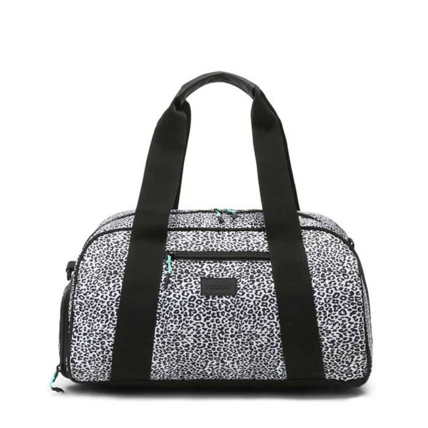 BURNER GYM DUFFEL LEOPARD FRONT SIDE