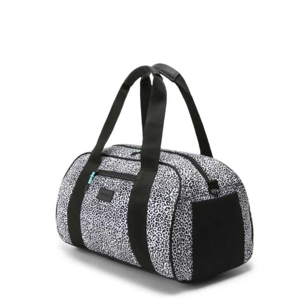 BURNER GYM DUFFEL LEOPARD LEFT SIDE