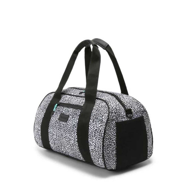 BURNER GYM DUFFEL LEOPARD LEFT SIDE