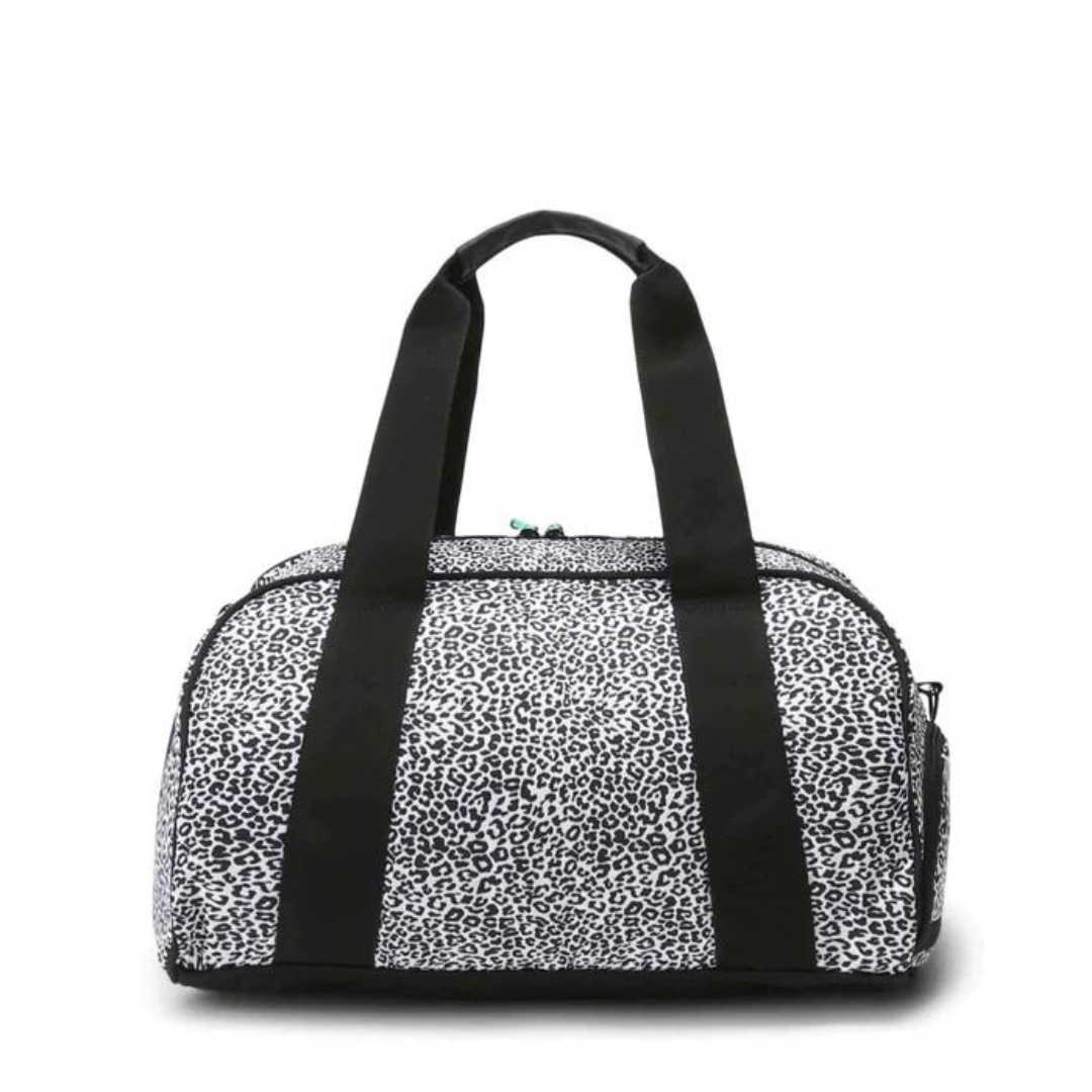 BURNER GYM DUFFEL LEOPARD BACK SIDE