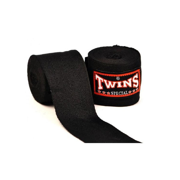 CH-5 HAND WRAPS BLACK FRONT SIDE