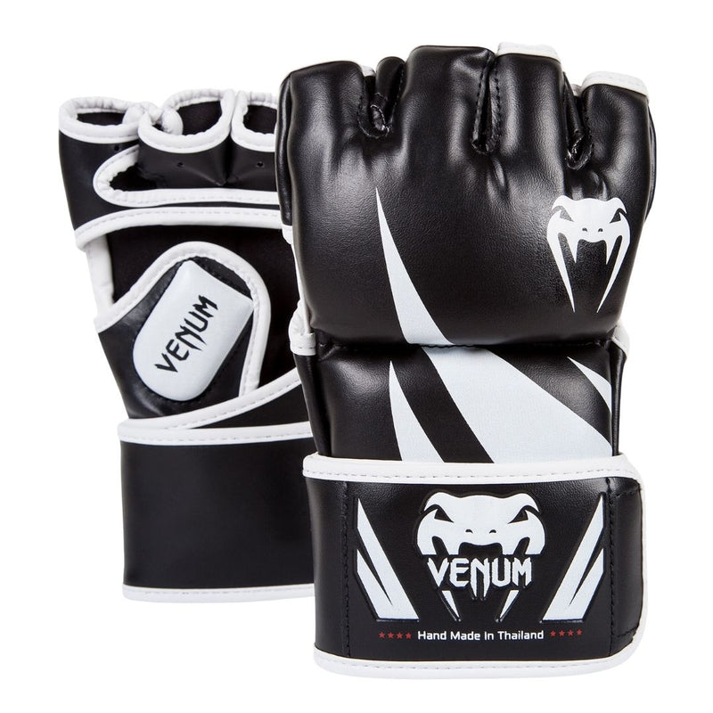 CHALLENGER MMA GLOVES SKINTEX BLACK FRONT SIDE