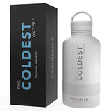 COLDEST BOTTLE SNOW WHITE 32 OZ FRONT SIDE