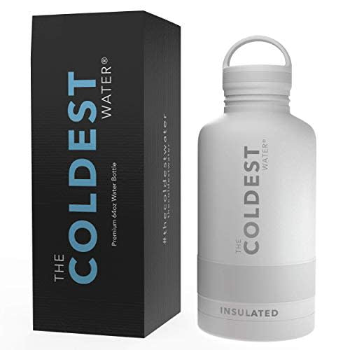 COLDEST BOTTLE SNOW WHITE 32 OZ FRONT SIDE