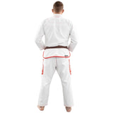 COMPLITE BJJ GI WHITE BACK SIDE