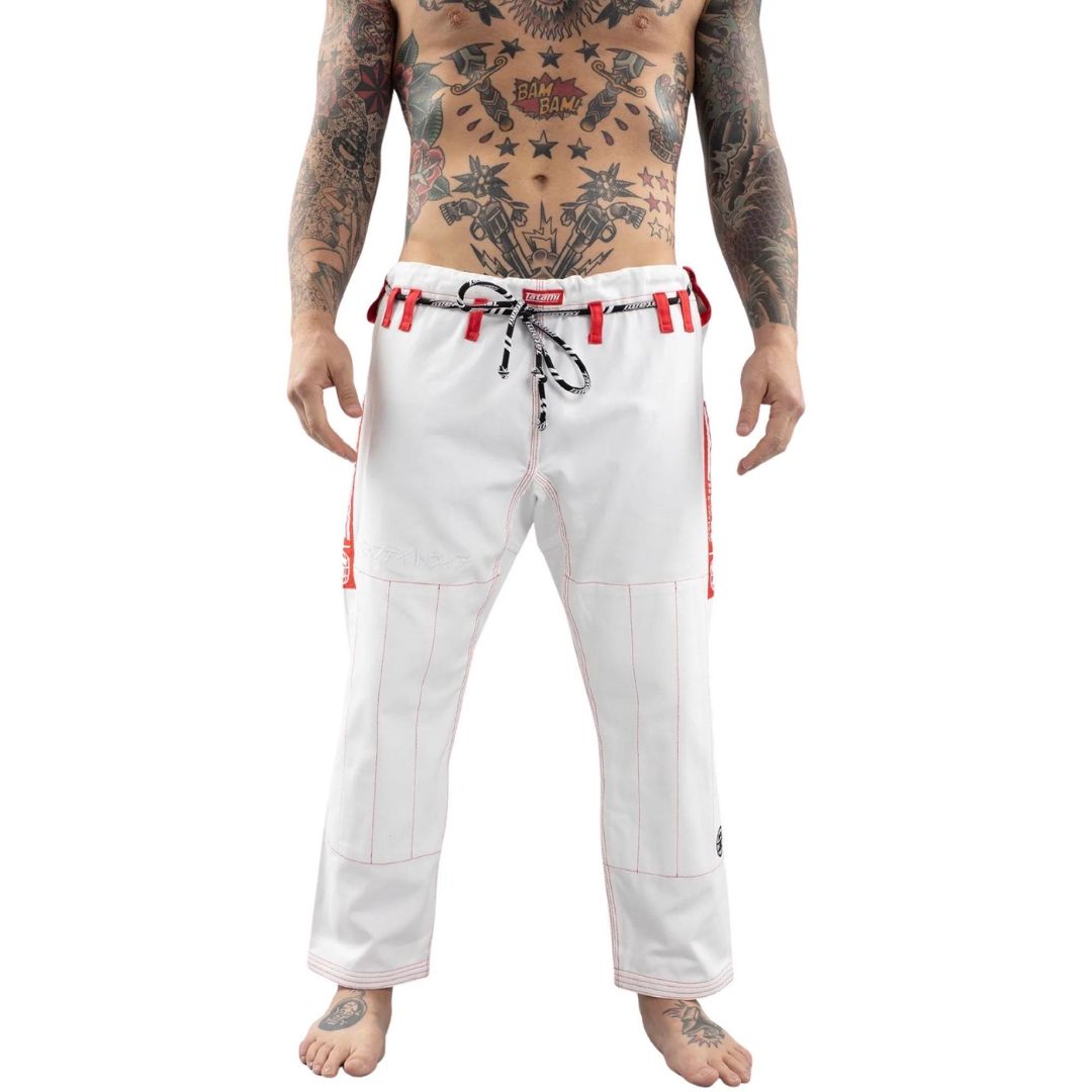 COMPLITE BJJ GI WHITE LEFT SIDE