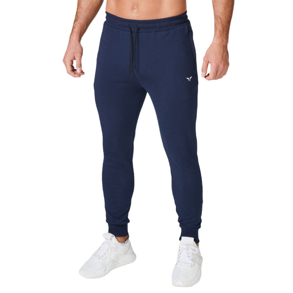 CORE CUFF JOGGERS NAVY FRONT SIDE