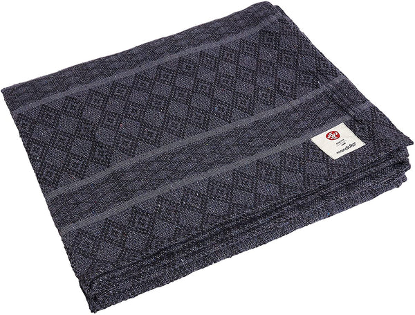 COTTON YOGA BLANKET THUNDER FRONT SIDE