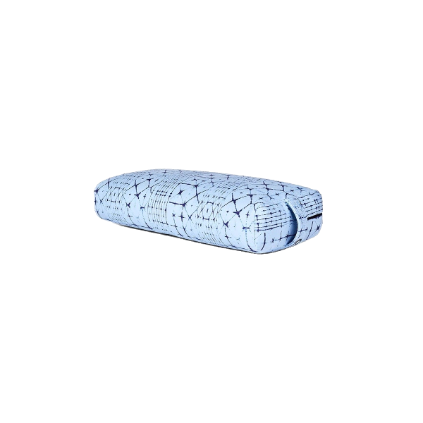 ENLIGHT RECTANGULAR BOLSTER STAR DYE CLEAR BLUE FRONT SIDE