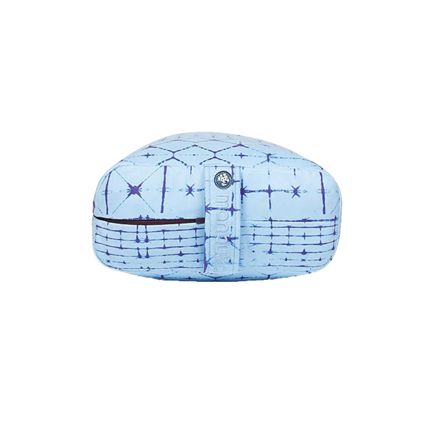 ENLIGHT RECTANGULAR BOLSTER STAR DYE CLEAR BLUE LEFT SIDE