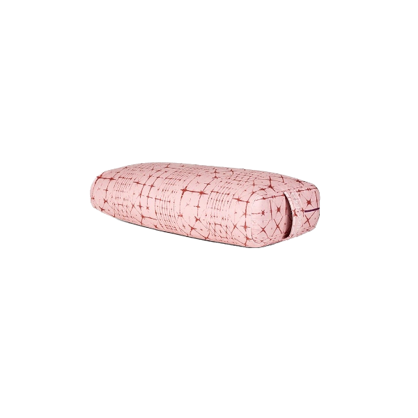 ENLIGHT RECTANGULAR BOLSTER STAR DYE CORAL FRONT SIDE