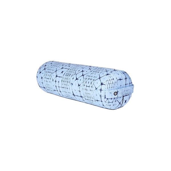 ENLIGHT ROUND BOLSTER STAR DYE CLEAR BLUE FRONT SIDE