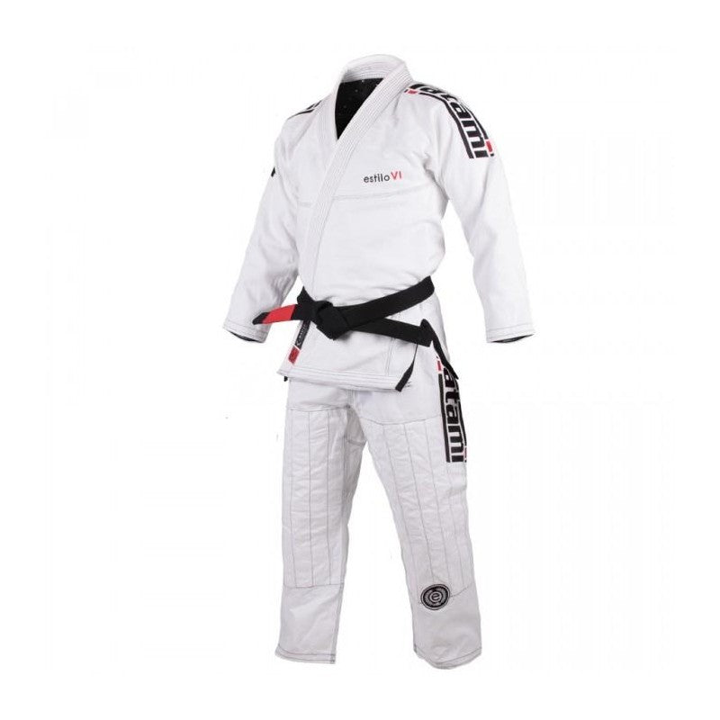 ESTILO 6.0 BJJ GI WHITE BLACK RIGHT SIDE