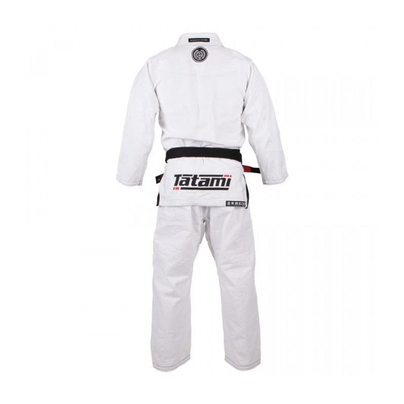 ESTILO 6.0 BJJ GI WHITE BLACK BACK SIDE