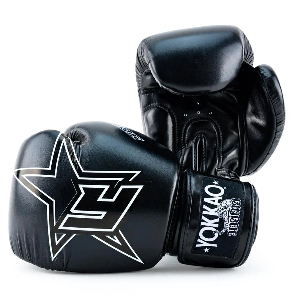 INSTITUTION BOXING GLOVES BLACK LEFT SIDE