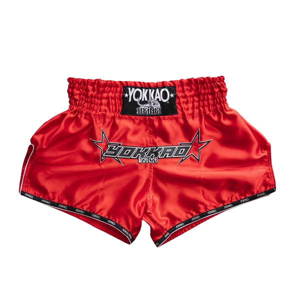 INSTITUTION CARBON FIT SHORTS RED FRONT SIDE
