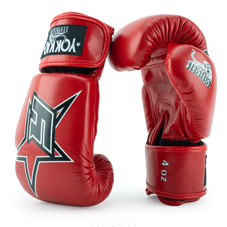 INSTITUTION KIDS GLOVES RED RIGHT SIDE