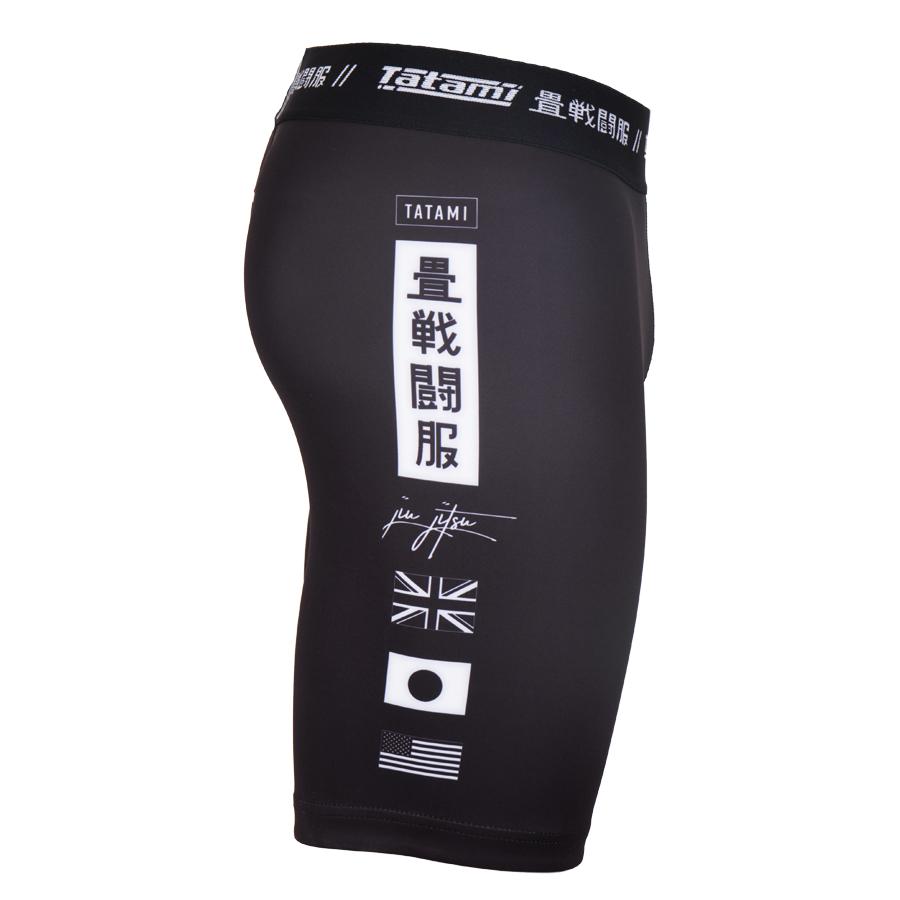KANAGAWA VT SHORTS BLACK RIGHT SIDE