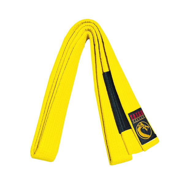 Kids BJJ Rank Belt Yellow Left Side