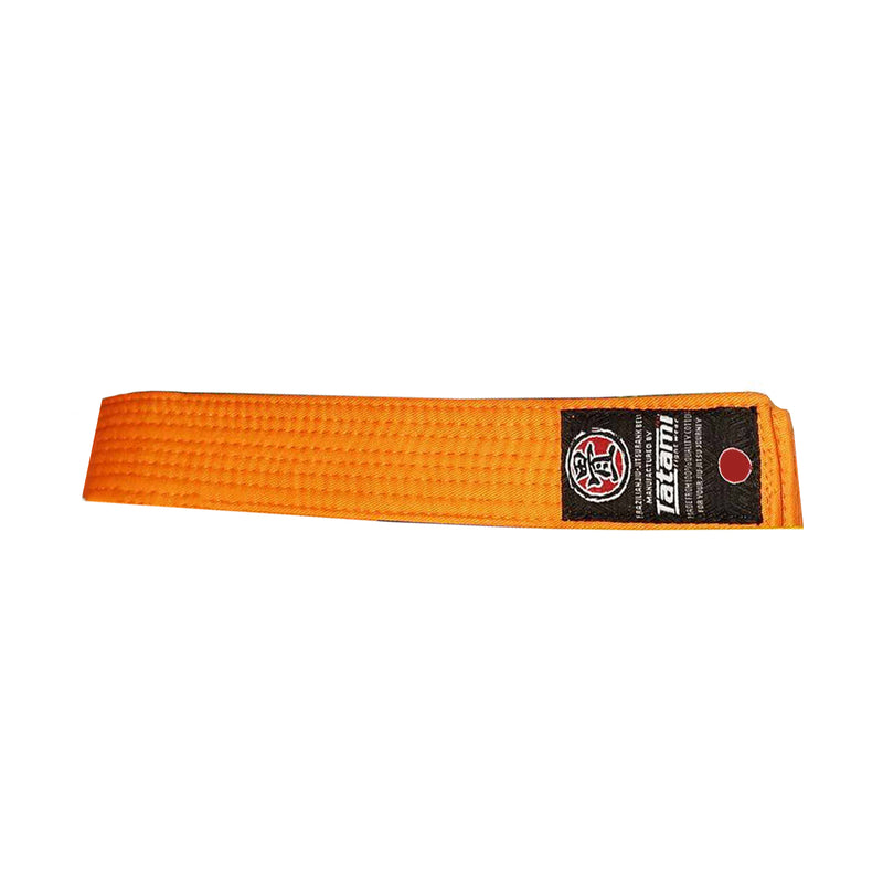 Kids Rank Belt Orange Front Side