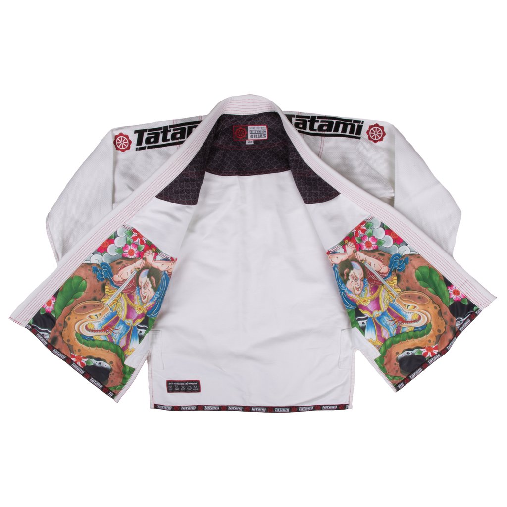 LADIES JAPAN SERIES SAMURAI GI WHITE LEFT SIDE