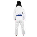 LADIES NOVA MK4 BJJ GI WHITE BACK SIDE