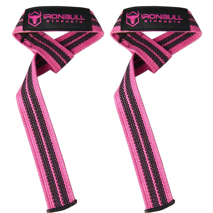 LIFTING STRAPS PINK FRONT SIDE