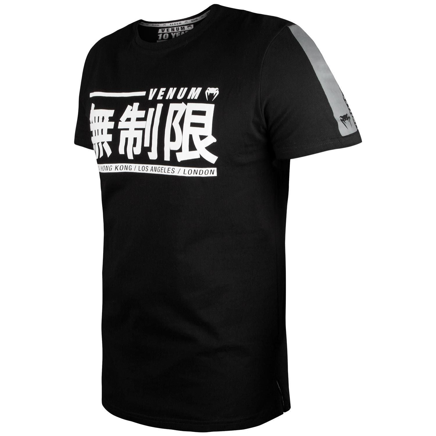 LIMITLESS KIDS T-SHIRT BLACK WHITE LEFT SIDE