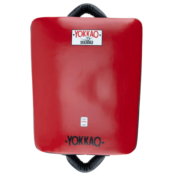 LOW KICK PAD BLACK RED FRONT SIDE