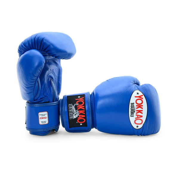 MATRIX BOXING GLOVES FOR KIDS BLUE FRONT SIDE