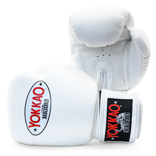 MATRIX BOXING GLOVES WHITE FRONT SIDE