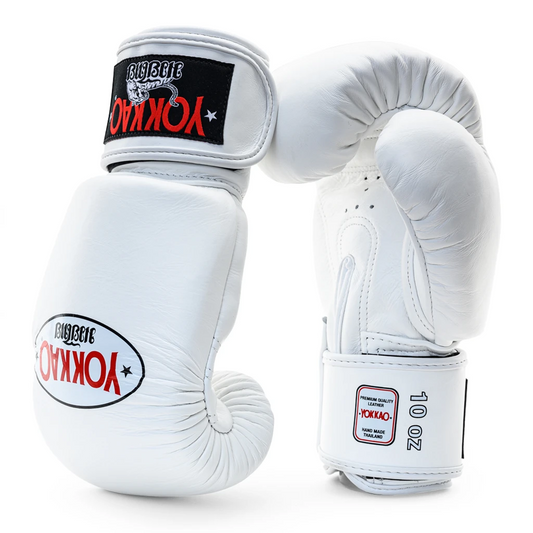 MATRIX BOXING GLOVES WHITE LEFT SIDE