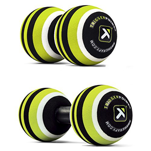 MB2 ROLLER MASSAGE BALL GREEN FRONT SIDE