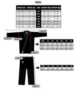 MUNDIAL GI BLUE SIZE CHART