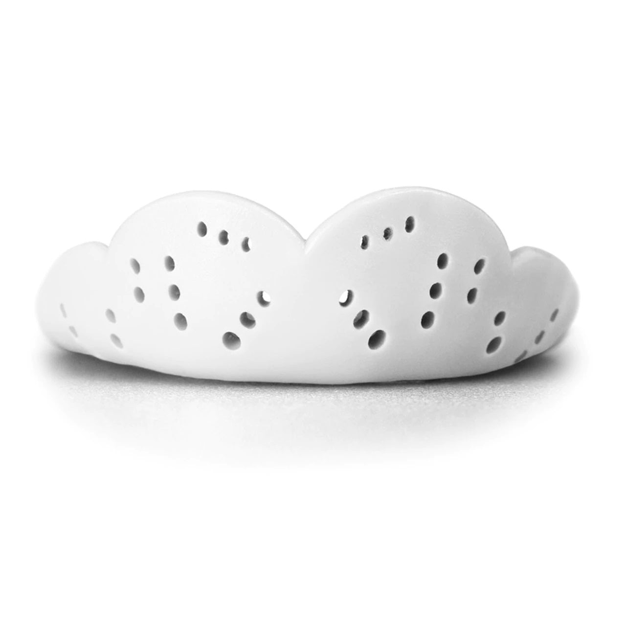 NEXT GEN MAX MOUTH GUARD SNOW WHITE FRONT SIDE