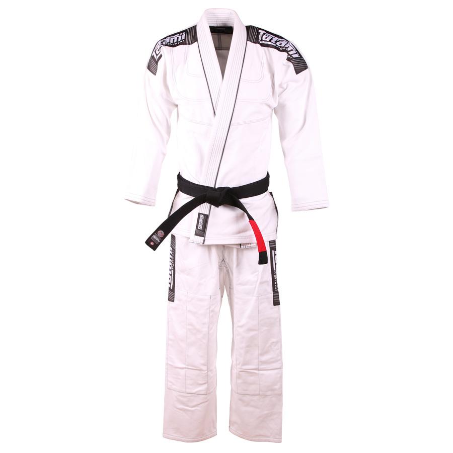 NOVA + PLUS BJJ GI WHITE BELT WHITE FRONT SIDE