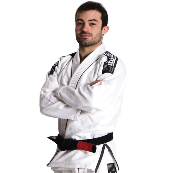 NOVA + PLUS BJJ GI WHITE BELT WHITE LEFT SIDE