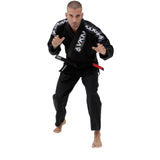 PRO BJJ GI MENS BLACK LEFT SIDE