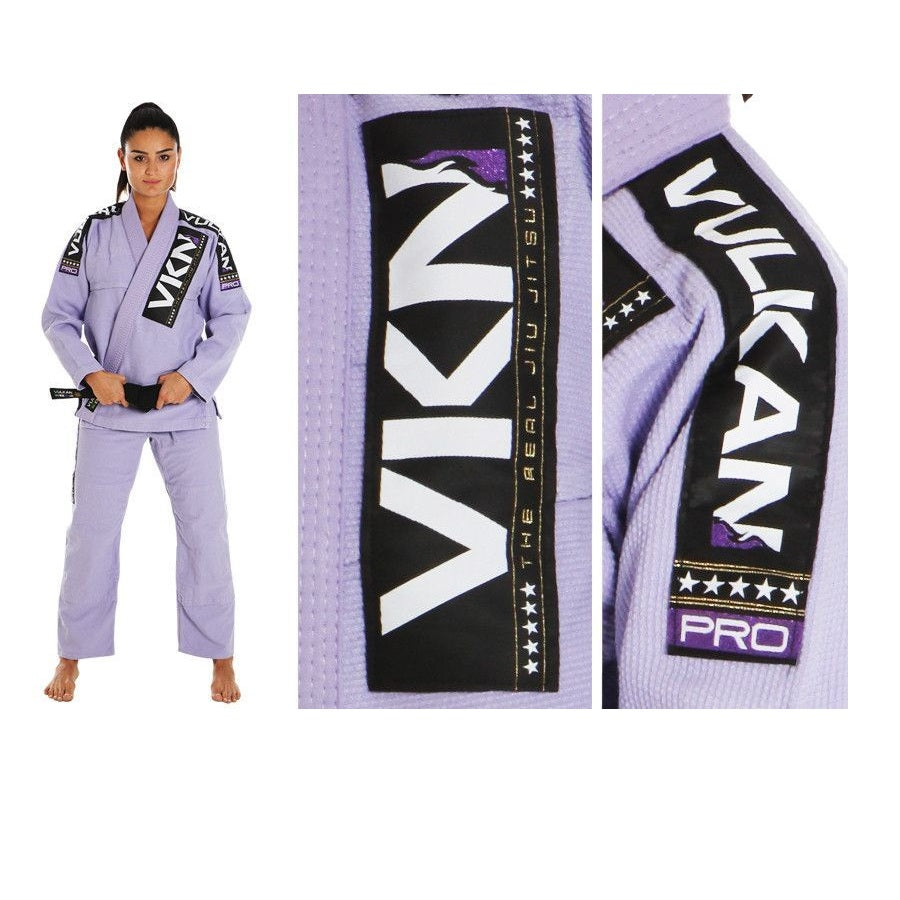 PRO JIU-JITSU GI LILAC LEFT SIDE