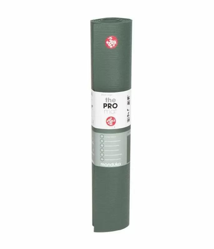 PRO YOGA MAT BLACK SAGE FRONT SIDE