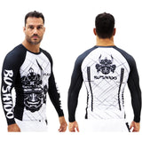 RASH GUARD BUSHIDO BLACK WHITE LEFT SIDE
