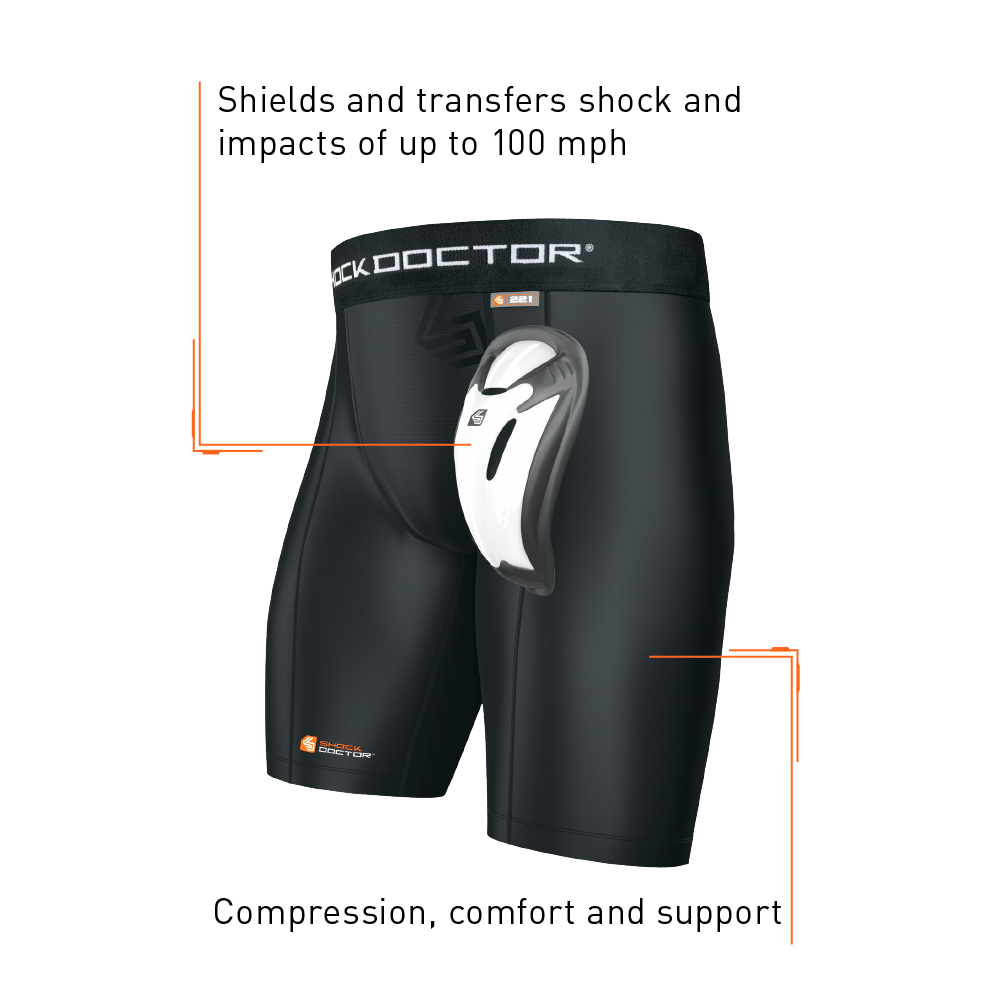 SD COMPRESSION SHORT WITH BIO-FLEX CUP BLACK RIGHT SIDE