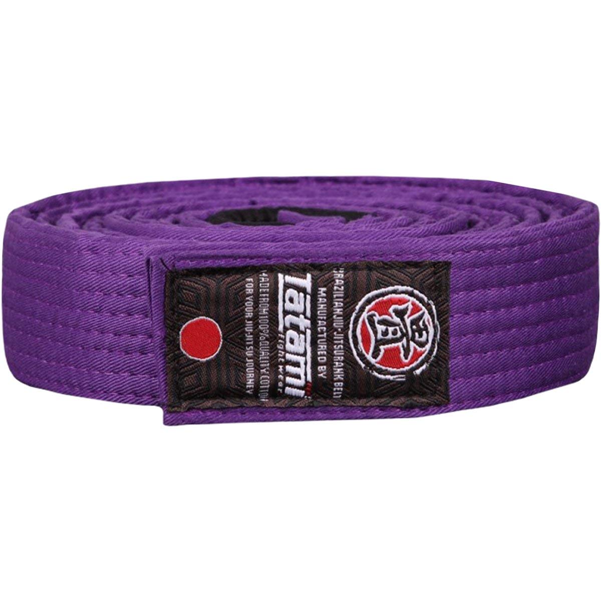 TATAMI ADULT RANK BELT PURPLE FRONT SIDE