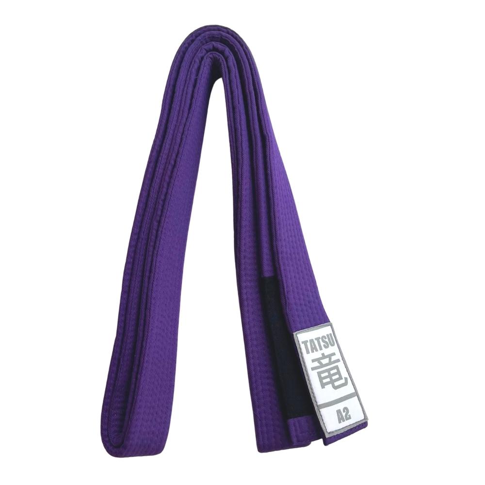 TATSU BJJ BELT ADULT ACADEMY PURPLE RIGHT SIDE